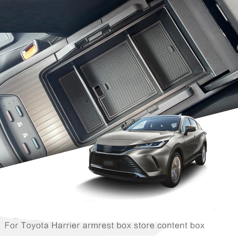 

For Toyota Harrier 2022 2023 2024 Storage Box Armrest Box Gas Car Room Interior Decoration Auto Accessories