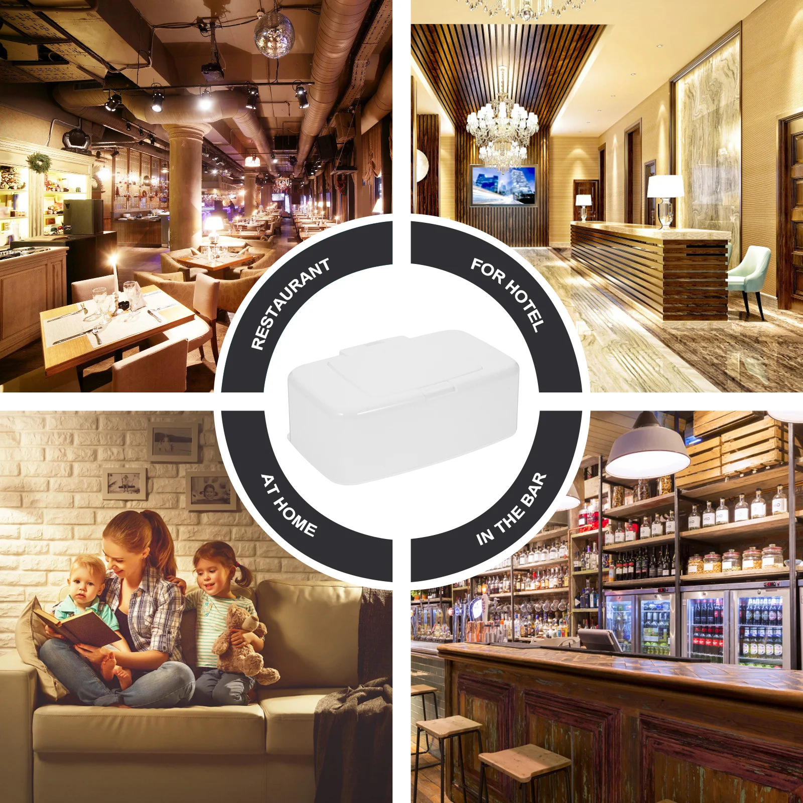 

2Pcs Portable Button Wet Wipes Dispenser Refillable Tissue Holder Compact Travel Box Nursery Bathroom Use Wipes Dispenser