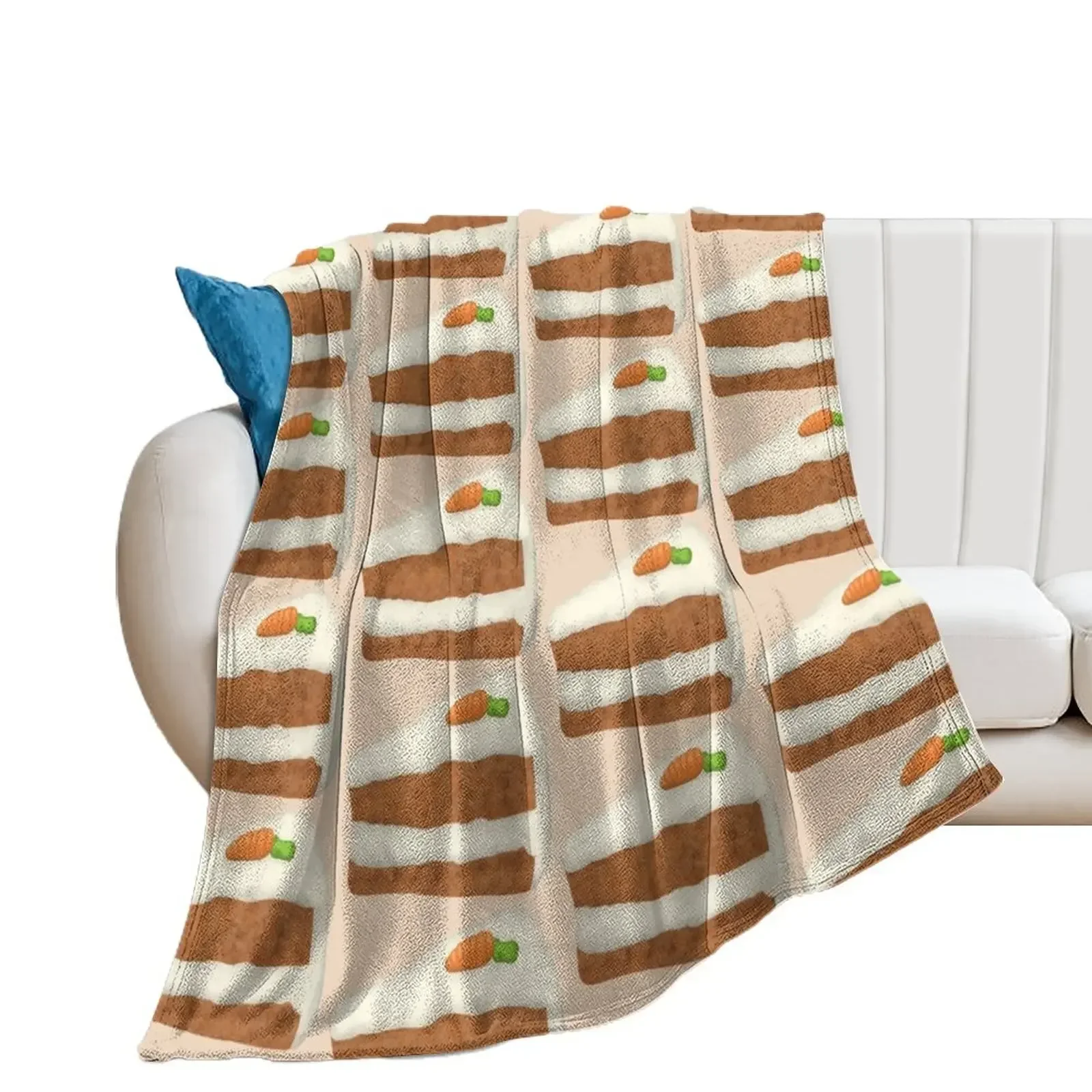 

Carrot Cake Throw Blanket Stuffeds Hairy Blankets