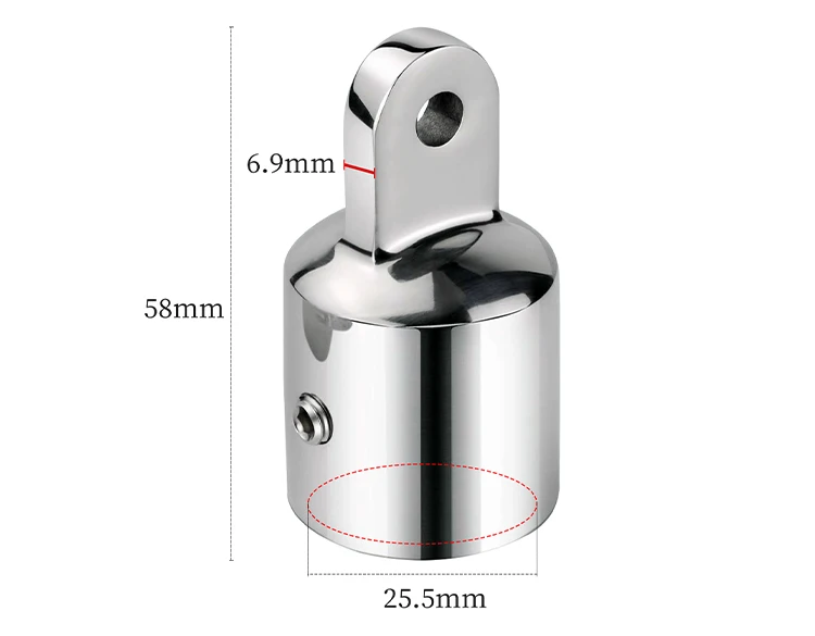 Bimini Top Cap 316 Stainless Steel Top Caps Marine Hardware Boat Accessories Bimini Top Eye End