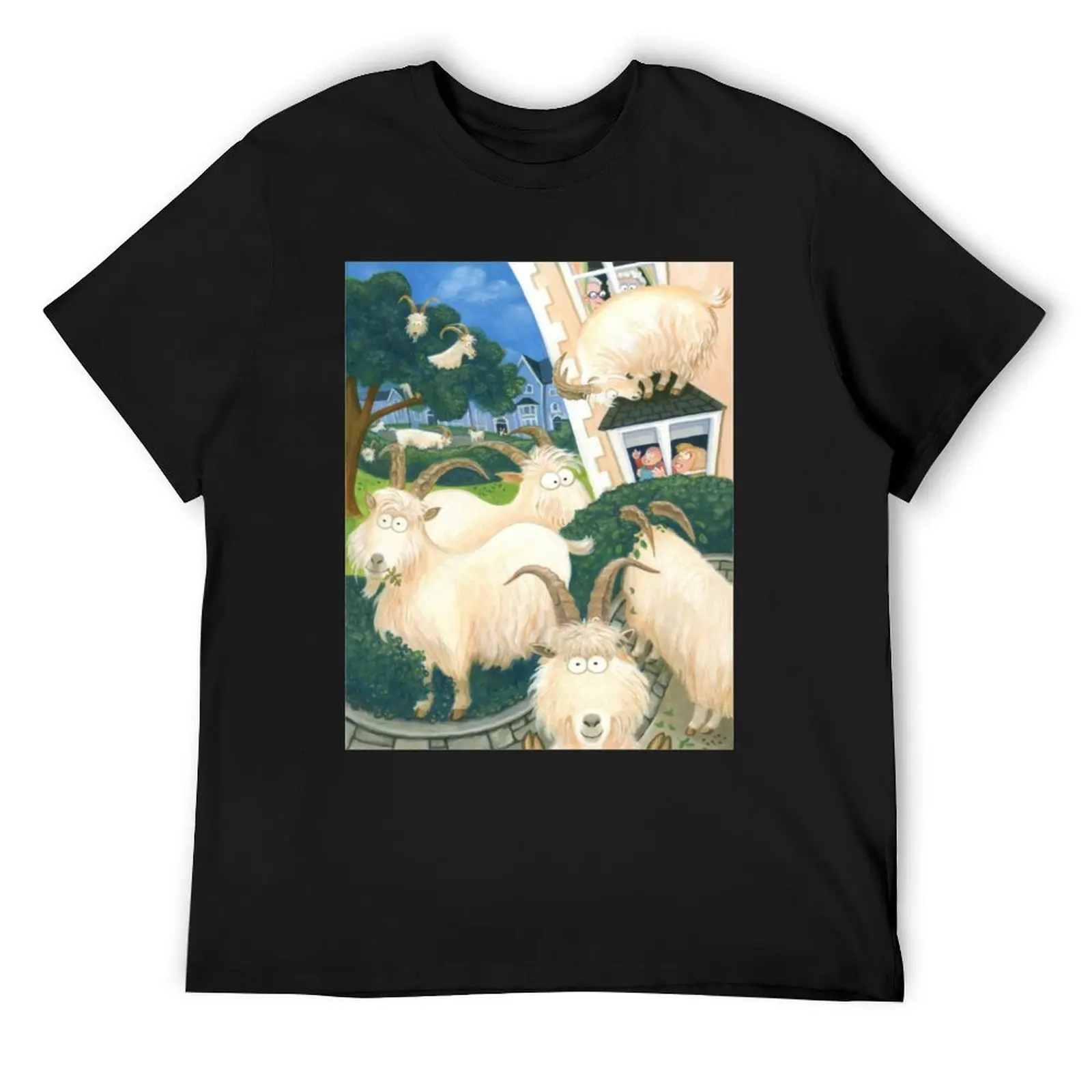 

llandudno Goats hospice T-Shirt designer shirts vintage oversized graphic tee Men's clothing