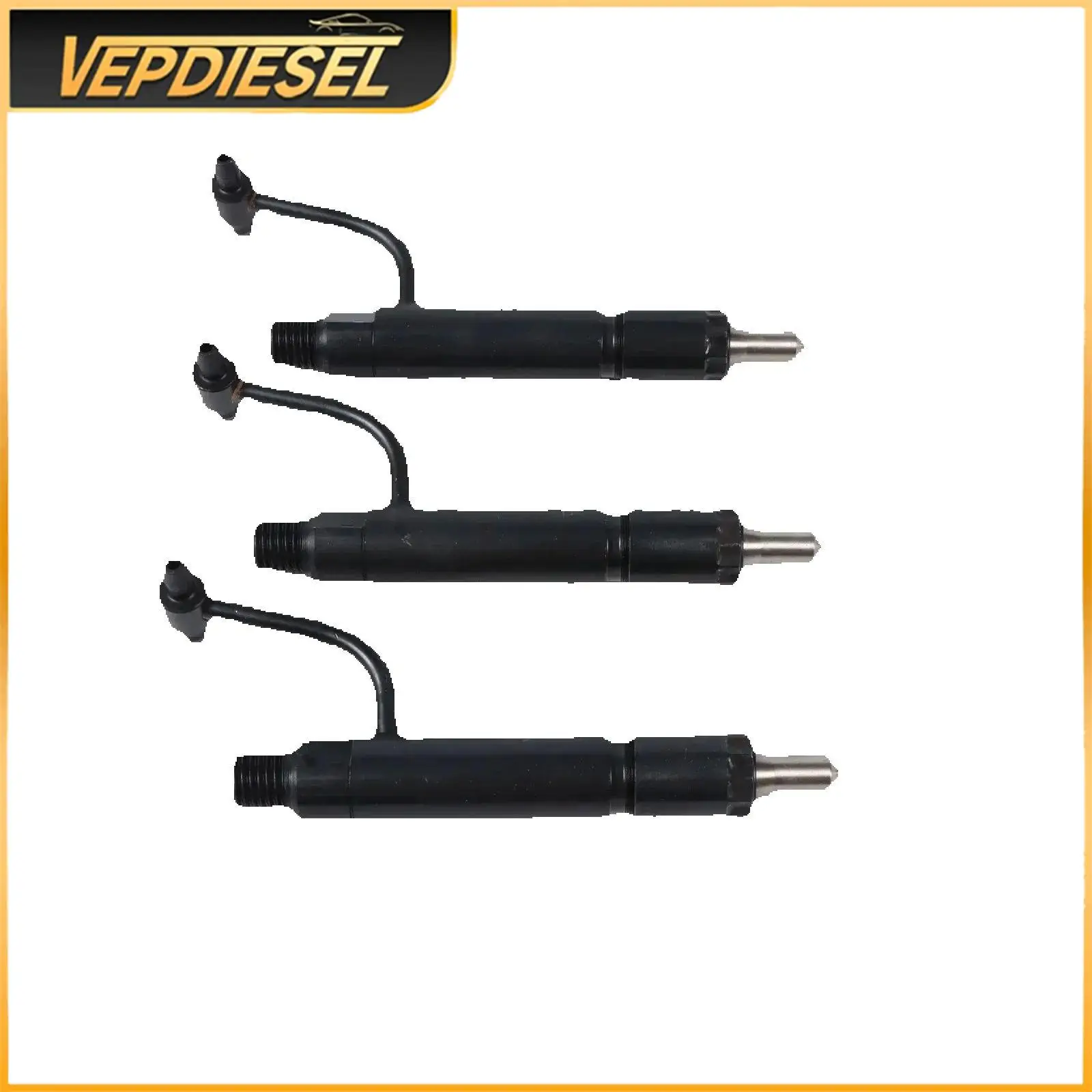 

124500-13430 Fuel Injector Set for Yanmar 3TNE82A 3TNE82 3TNV82 3D82 3D82EA Diesel Engine 3 Pcs