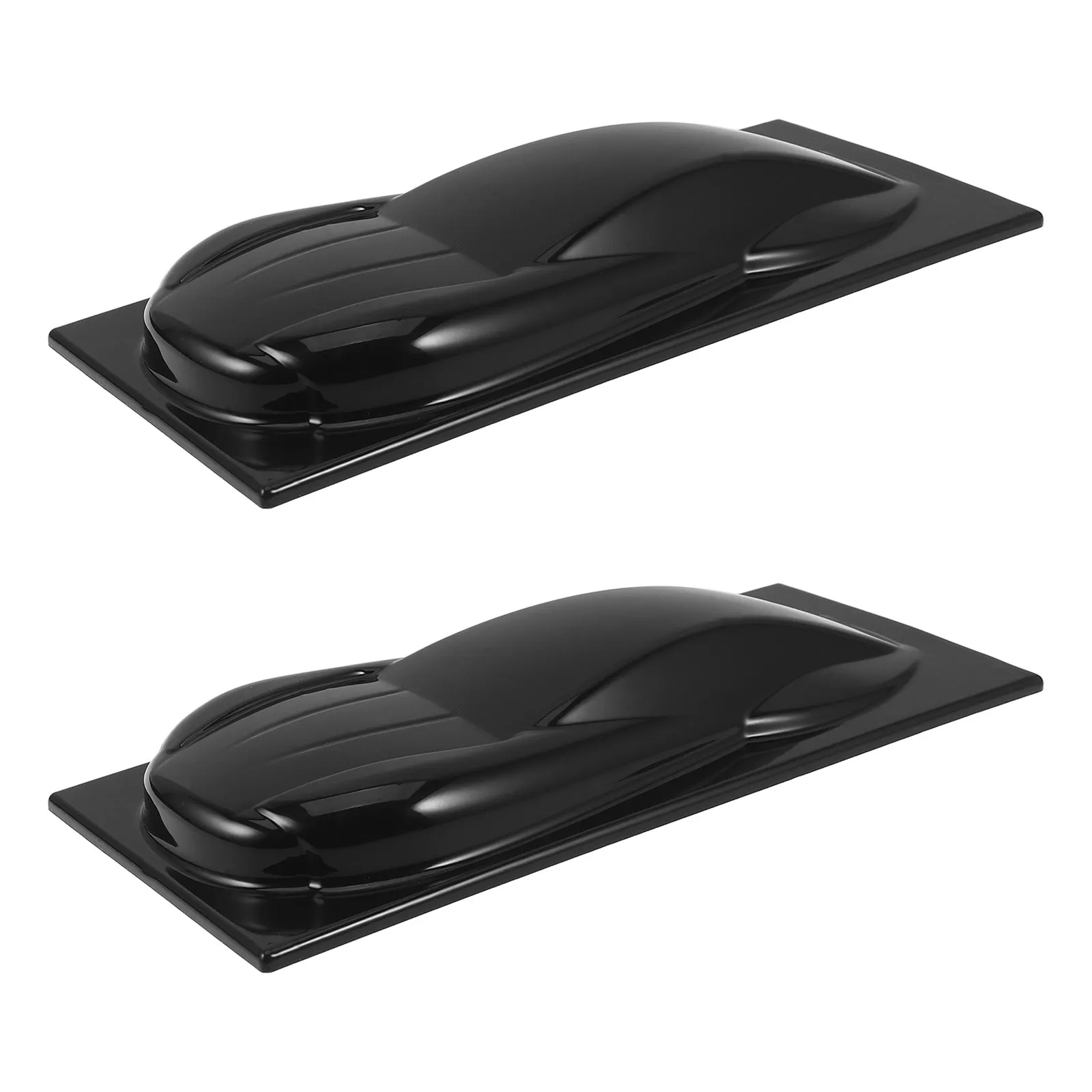 2Pcs Car Wrap Vinyl Sample Display Auto Body Wrapping Film Square Plastic Sample Exhibition Board Display Panel