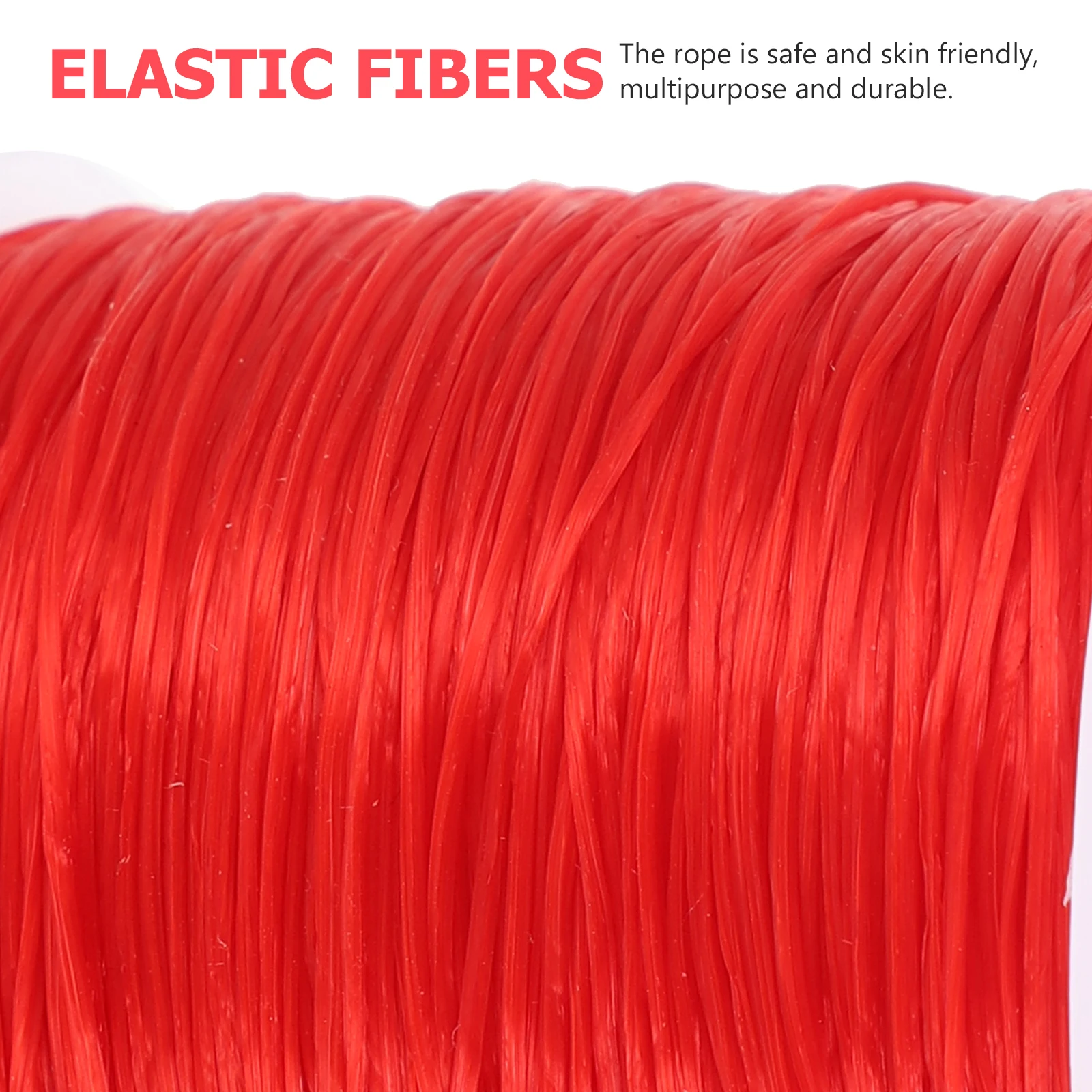 

4 Rolls Elastic Jewelry Rope Premium Skin-Friendly Beading Thread for DIY Necklace Bracelet Anklet Making Craft Supplies