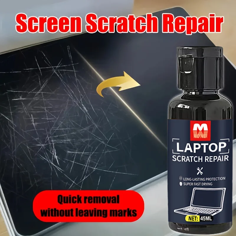 Universal Laptop Scratch Repair Kit - Multi-Purpose Nano Polishing Paste Removes Fine Scratches and Swirls, Restores Shine