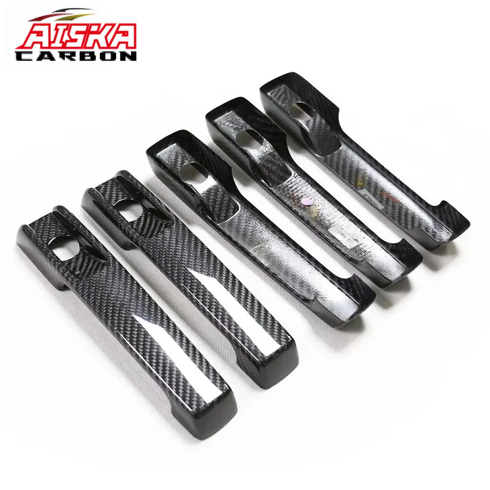 AISKA Carbon Fiber Door Handle Cover External Door Protector Trims for Mercedes Benz G63 G500 G350 G400 W464