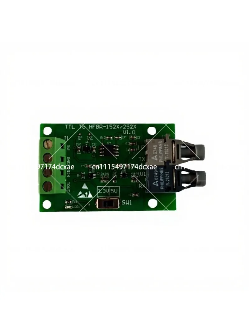 Fiber Optic Transceiver Module, 1Mbps Bidirectional Optoelectronic Conversion Module for Industrial Communication