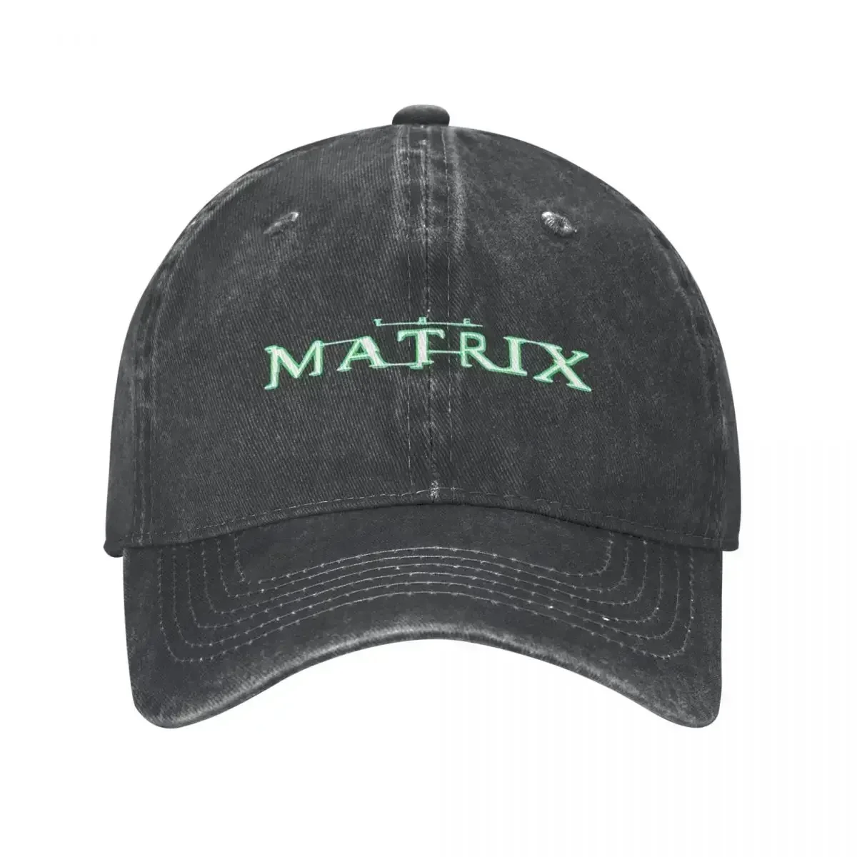 New Matrixs Logo Baseball Cap Fashion Distressed Washed Sci-Fi Action Headwear Unisex Outdoor Activities Gift Hats Cap