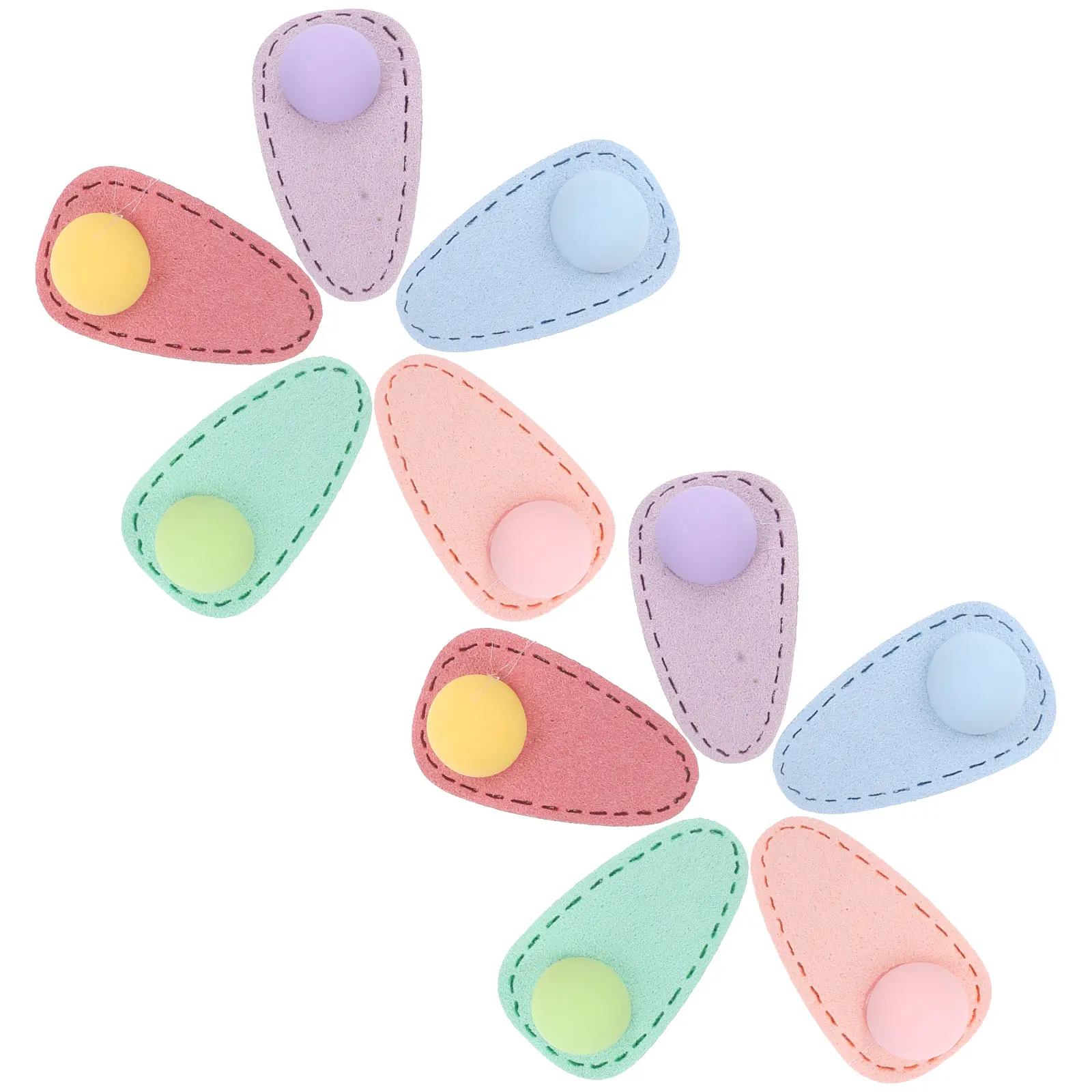 

10Pcs Cartoon Hair Clips Snap Clips Stylish Minimalist Hair Accessories Women Exquisite Craftsmanship