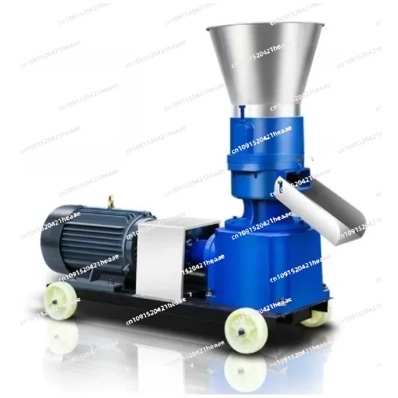 Suitable for Grain Straw Fish Chicken Pig Poultry150-200kg/h  Feed Food Pellet Making Machine Electric Animal Feed Granulator