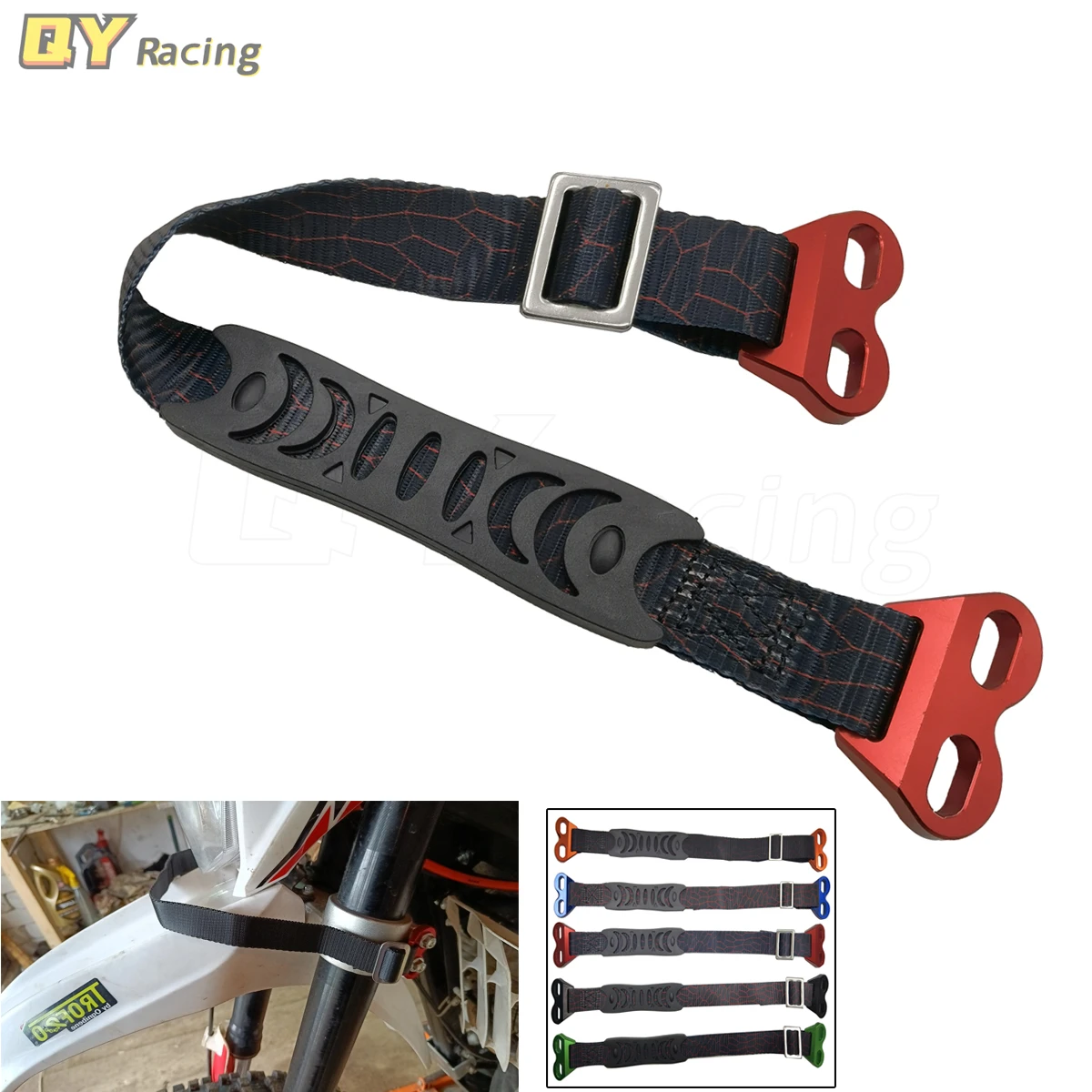 

CNC Rescue Traction Strap Pull Sling Belt Universal For YAMAHA KTM EXC KAWASAKI SUZUKI HONDA CRF Road Motocross Enduro