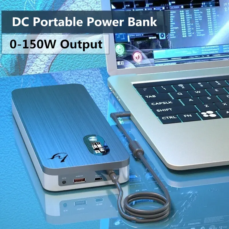 Laptop UPS Emergency Power Bank 250W Output PD DC150W Super-Charge 5V-24V 12V 40000MAH Multi-functional Battery