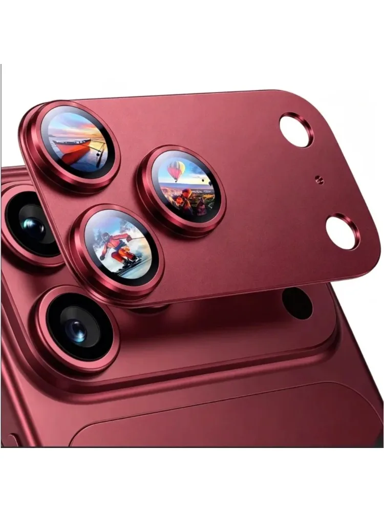 Original Tone Aluminiumlegierung Kamera-Objektivschutz für iPhone 18 Pro Max 17 Erhöhter Rahmen AR Gehärtetes Glas Metall-Kameraabdeckung