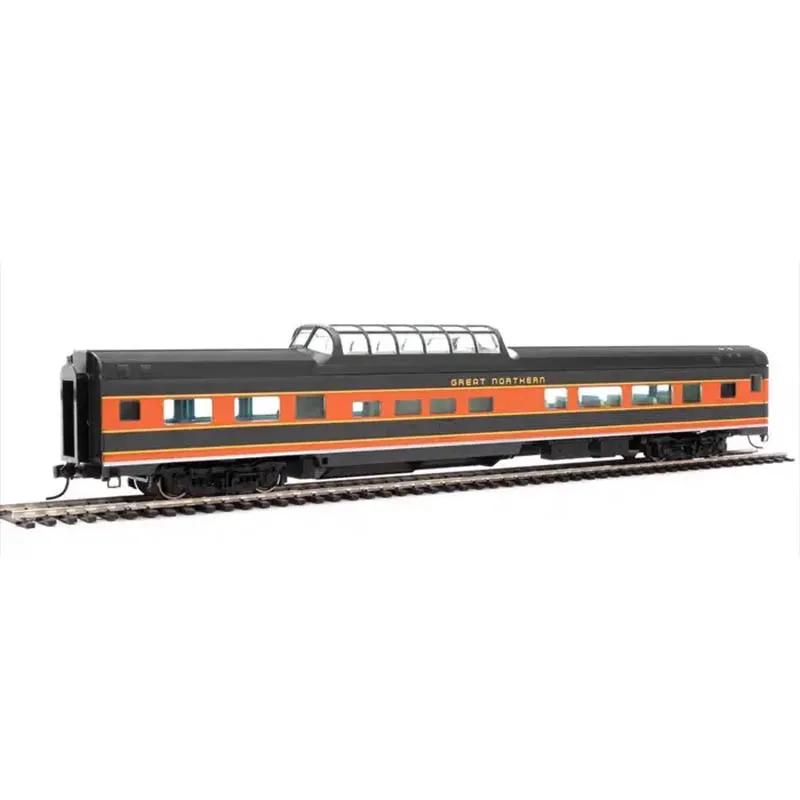 HO Scale 1/87 Train Model Budd Coach Dome Sightseeing Car Rail Car Toy