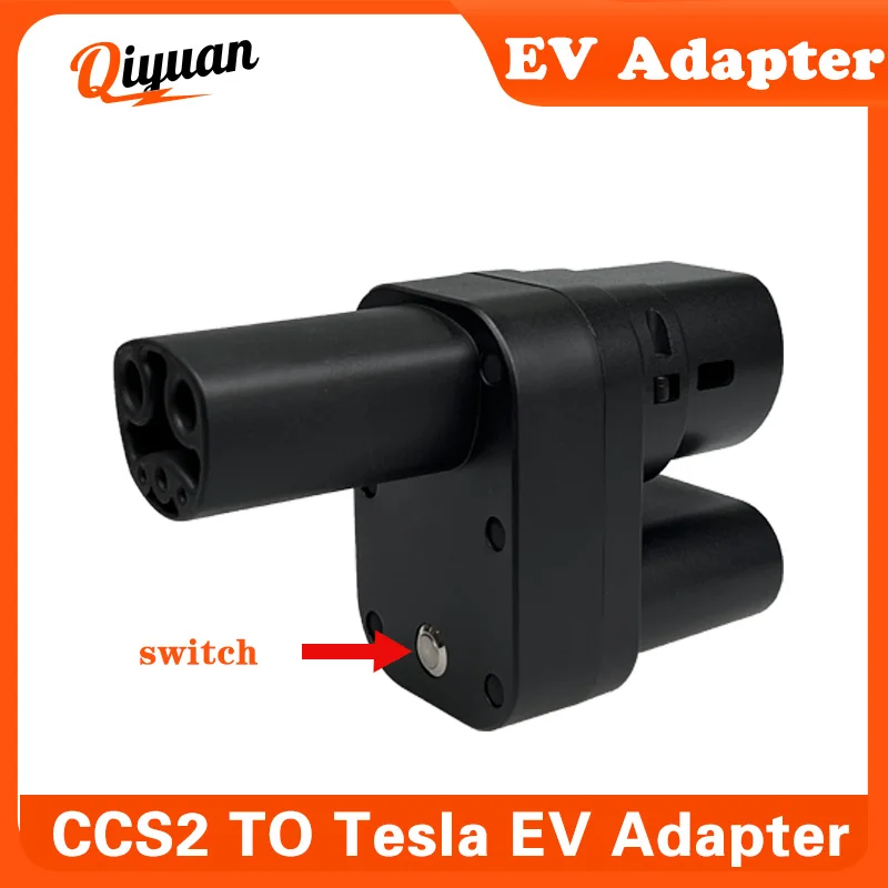 200A EV Charger CCS2 TO NACS Adapter Tesla Model Y 3 Highland 2024 Type 2 Electric Car Converter For Modeling Accessories