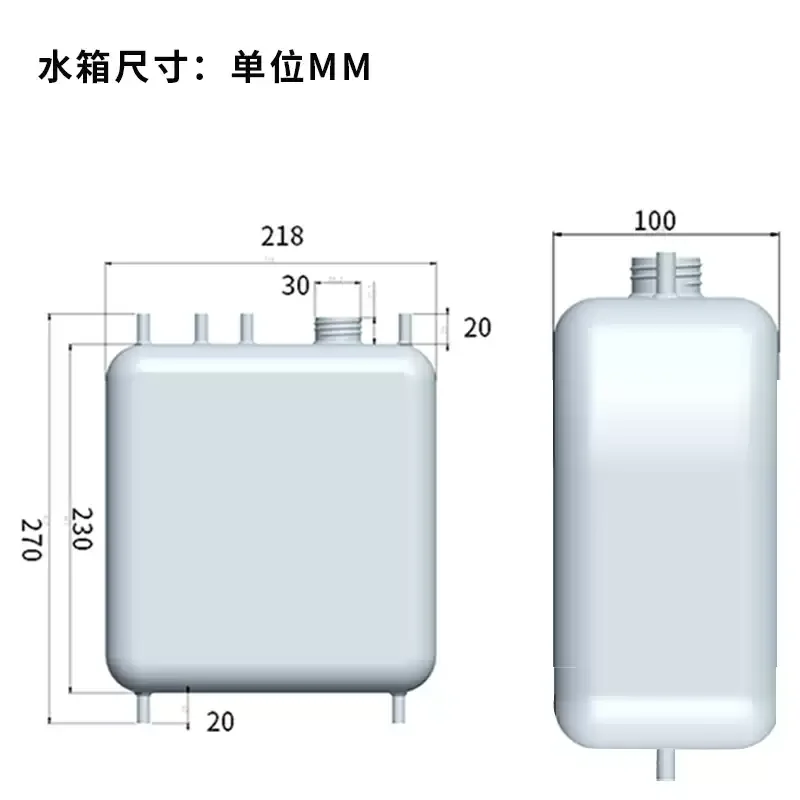 Large Capacity Electrolyzer Water Supply Tank Thickened Multi-Functional Water Storage Tank For Electrolysis Equipment