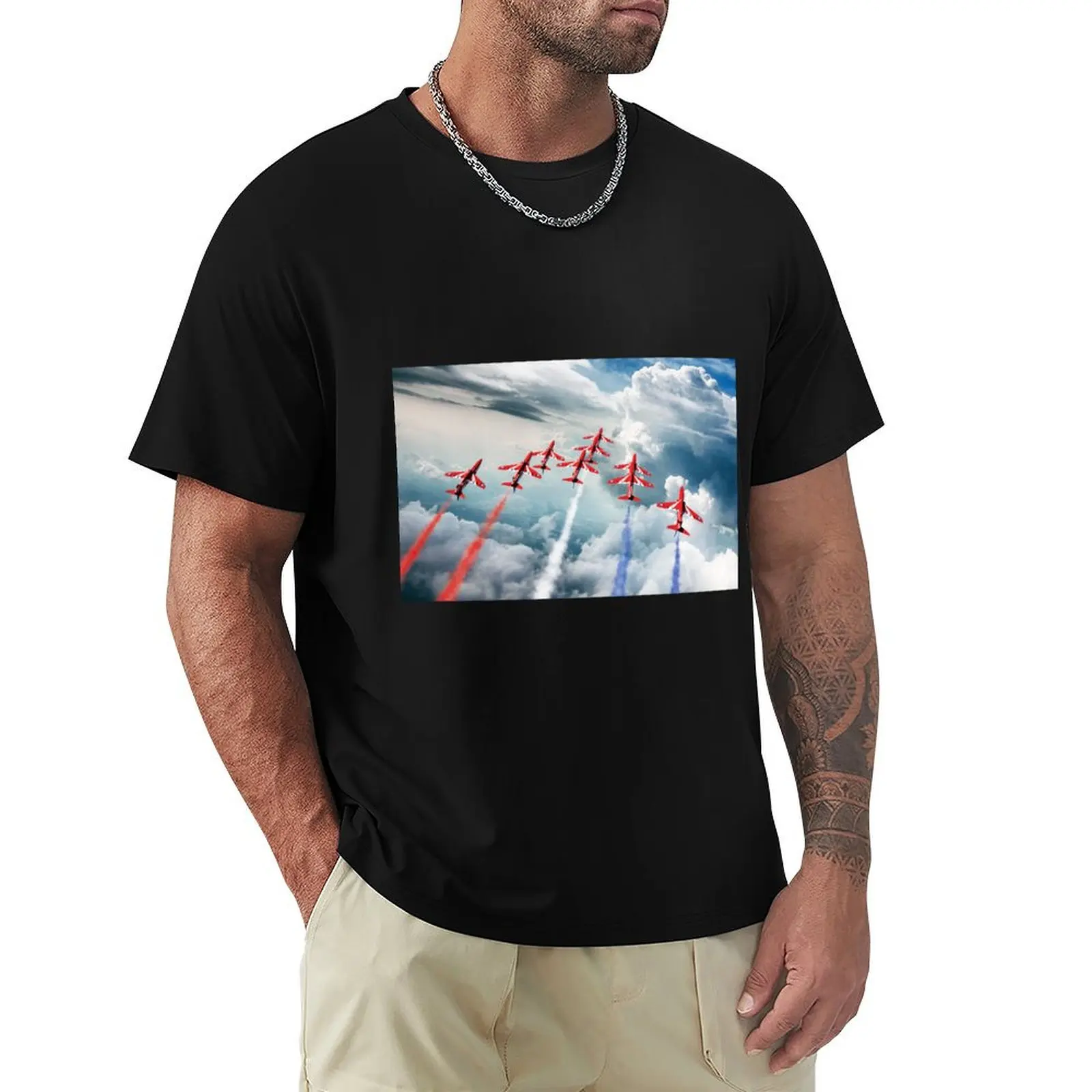 

Red Arrows Aerobatics T-Shirt vintage t shirts anime stuff animal prinfor boys Aesthetic clothing t shirts for men graphic