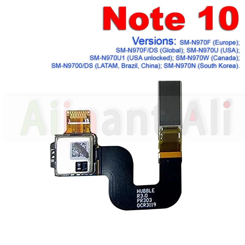 AiinAnt Back Home Button Touch ID Key Fingerprint Sensor Flex Cable For Samsung Galaxy Note 4 5 7 8 9 10 20 Plus Lite Ultra