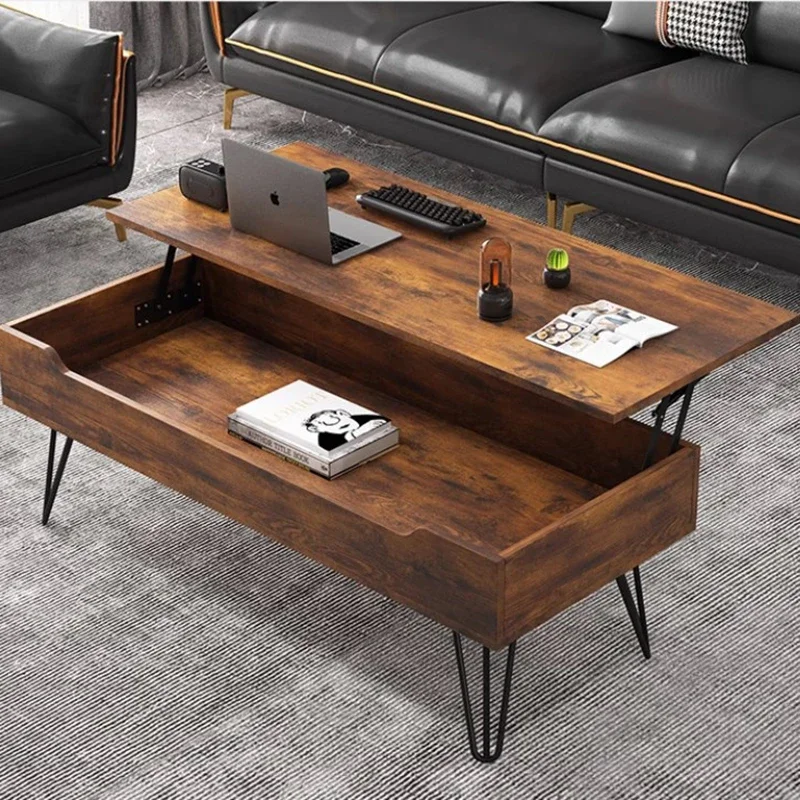 Mesa de centro de almacenamiento para dormitorio, organizador Trau, sofá, Mesa de café móvil nórdica, Mesa Lateral moderna, Kaffee Tische, muebles