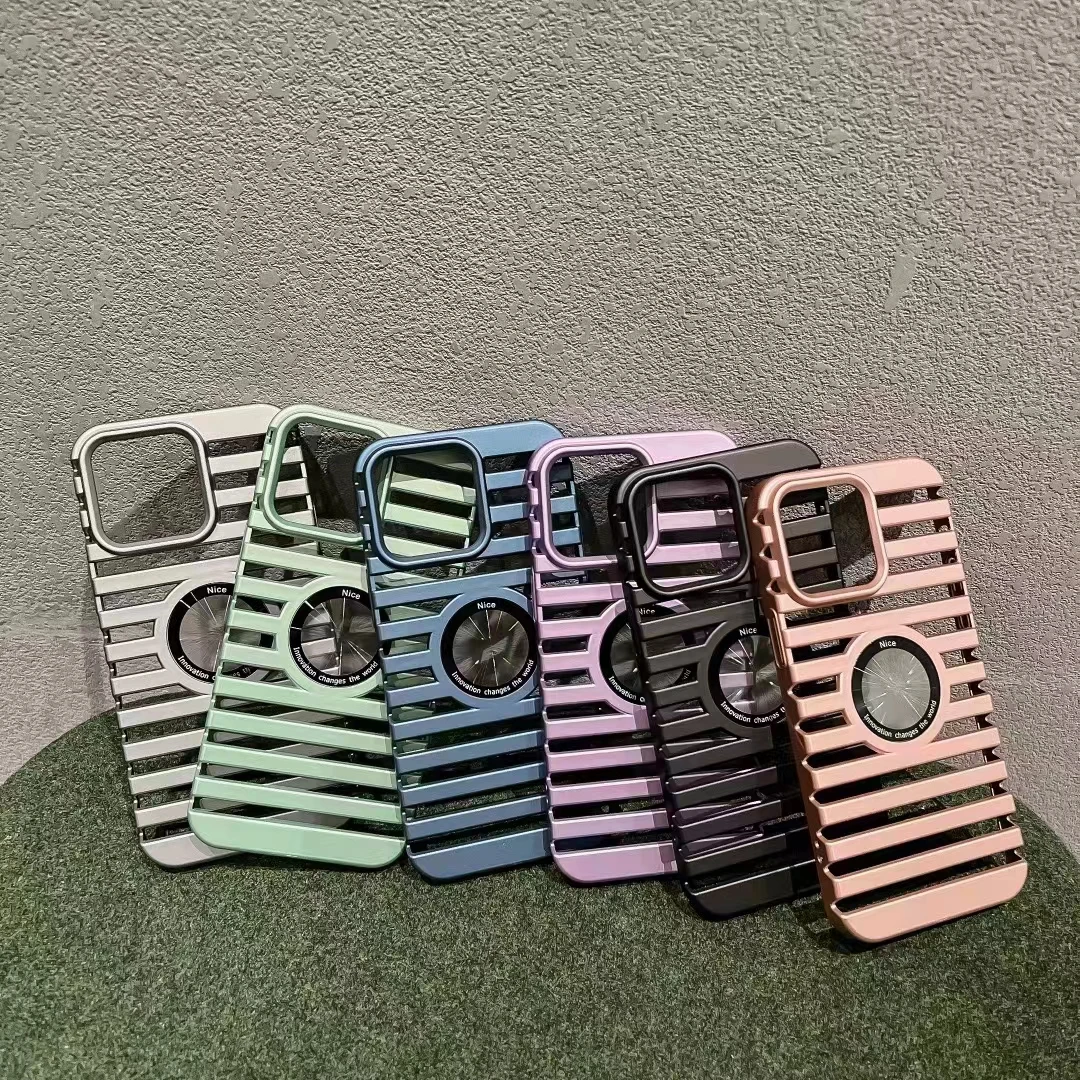 New Funda de teléfono galvanizada con disipación de calor, cubierta de refrigeración para Iphone 12 13 14 15 Pro Max 14 Pro Max