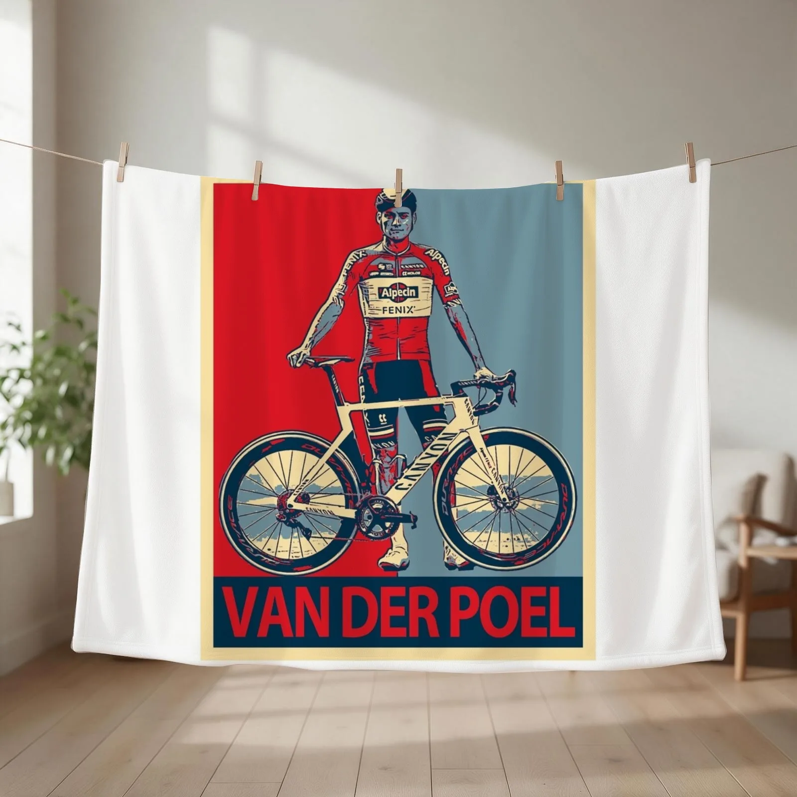 Mathieu van der Poel Throw Blanket couch cozy soft plush fuzzy picnic outdoor blanket