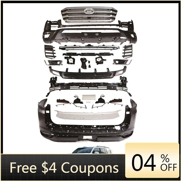 

High quality hot sellingUpgrade Body Kit Front Rear Bumper Grille Fog Lamps Body Kits for ToyotaS Land Cruiser Landcruiser LC300