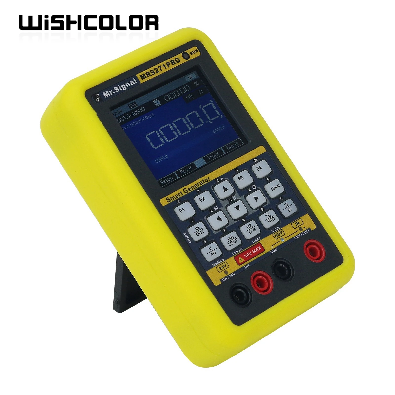 Wishcolor MR9271PRO Multifunctional Signal Generator 4-20mA HART Communicator Simplex/Duplex Mode for Modbus Debugging