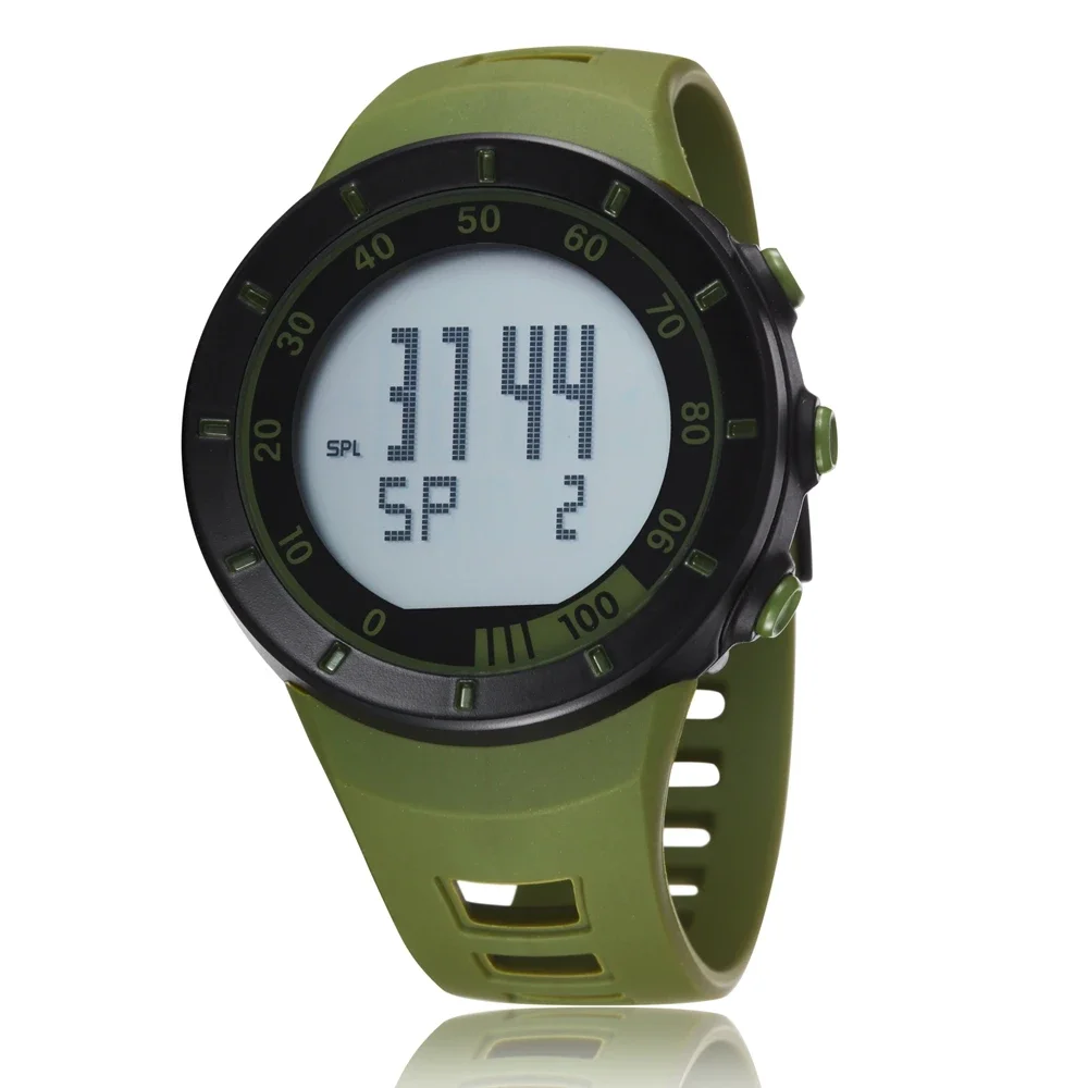 OHSEN LCD Digital Watch Men Women Outdoor Sport Watches 50M Waterproof Fashion Army Green Rubber Band Wristwatch Clocks Gifts