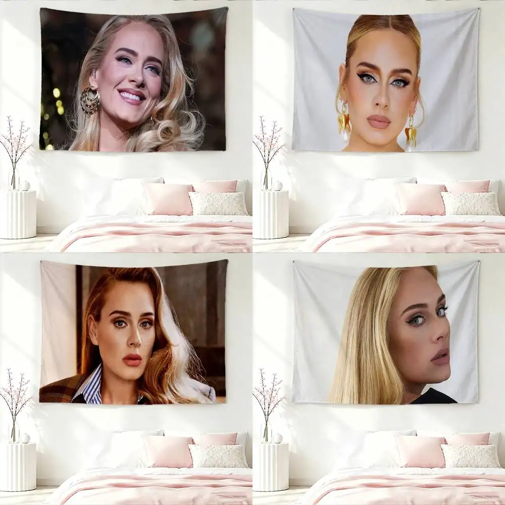 A-Adele Someone Like You Tapestry Flags Wall Hanging Background Art Banner for Bedroom Home Outdoor Decor