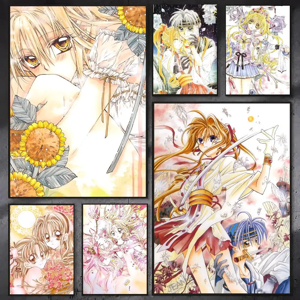 anime Kamikaze Kaito Jeanne Trendy Classic hot HD Self-Adhesive Waterproof Art Poster Room Decor, New Arrival On Sale