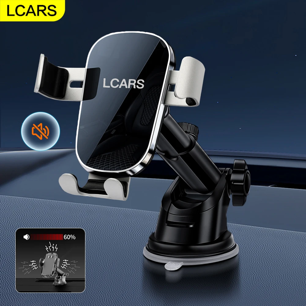 Lcars Handyhalterung fürs Auto, Legierungsklemme, Arm für Armaturenbrett, Saugnapf, universelle Halterung für Telefonnavigation