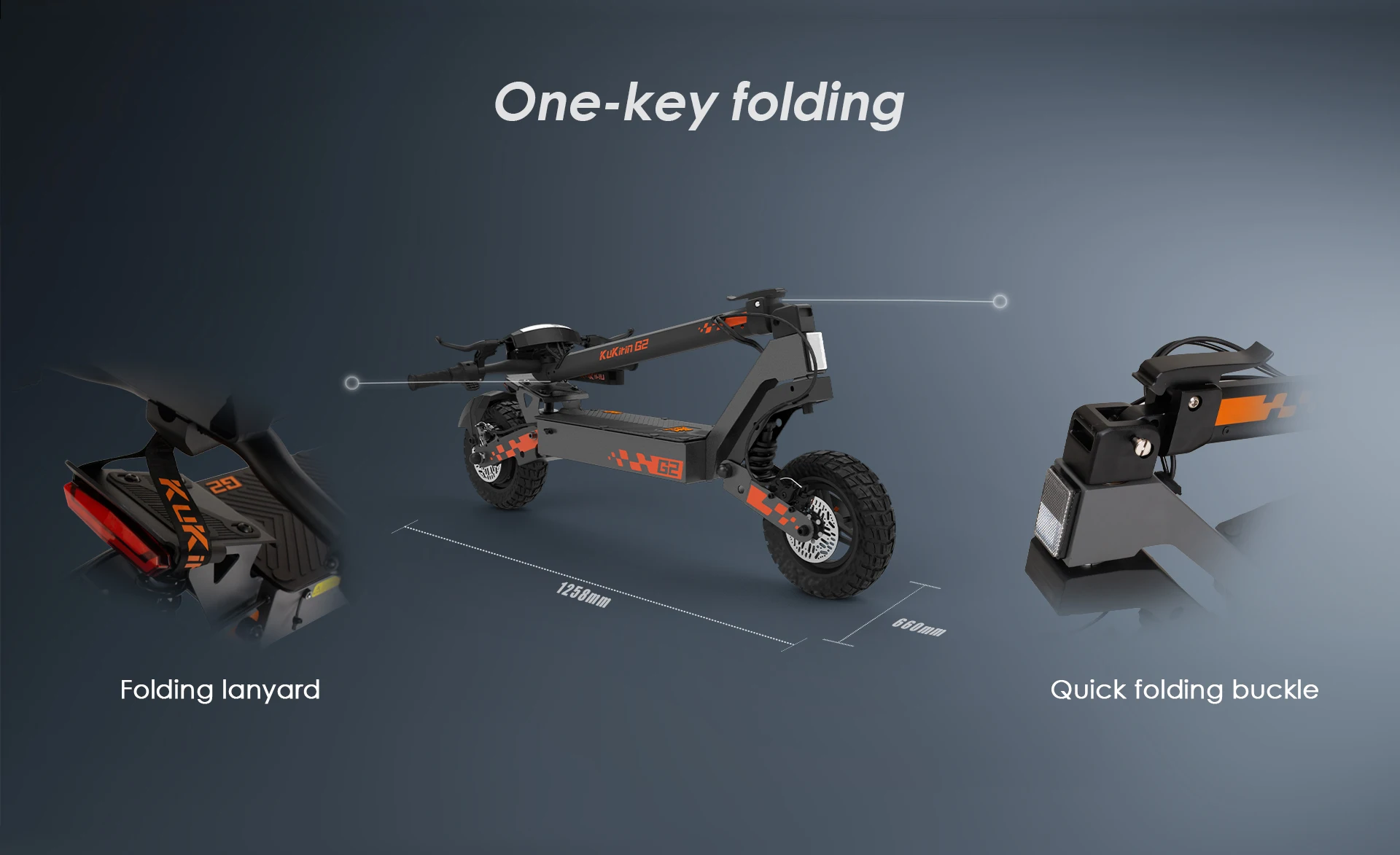 Kukirin G2 Elektrische Langkah Skuter Listrik Dewasa 10 Inci Off-Road E Skuter Motor Ganda Skuter Suspensi Ganda Listrik