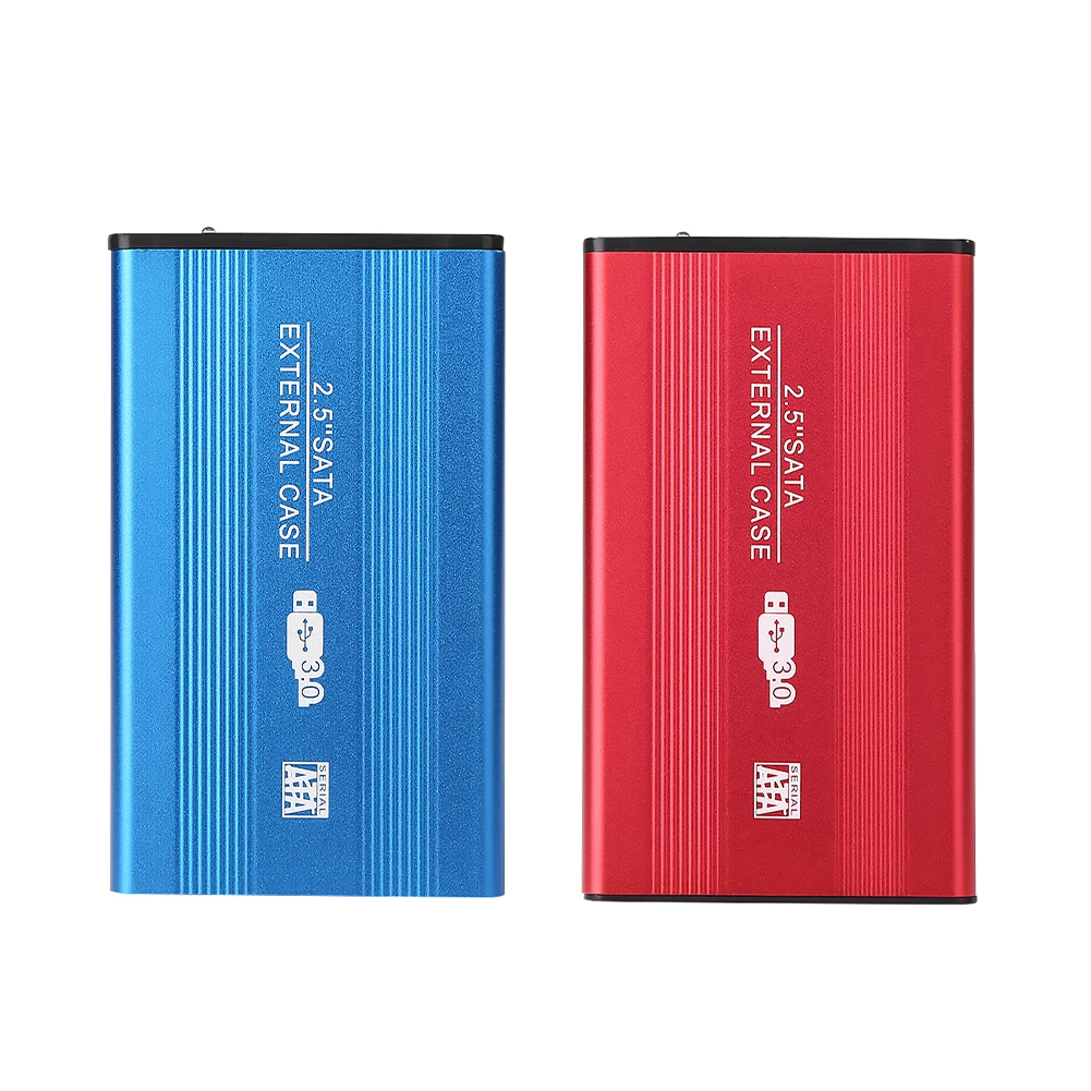 

USB SATA3.0 Жесткий диск Мобильный корпус Алюминиевый 2,5-дюймовый HDD SSD-бокс HDD Корпус с USB-кабелем Чехол Новый