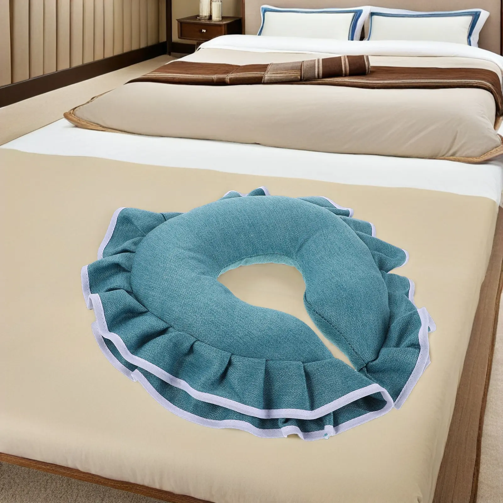 

Beauty Face Pillow U Shaped Neck Cushion Spa Salon Massage Bed Cradle Face Down Pillow Facial Cushion Skin Friendly Removable