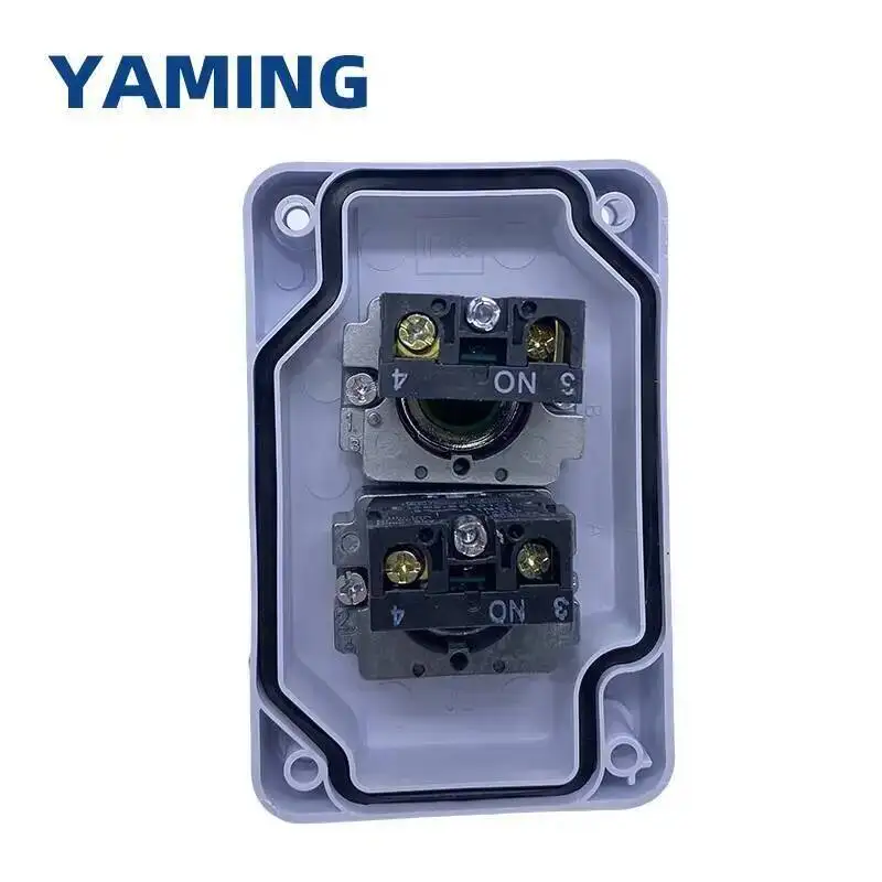 Picture 5: 2P Push Button Switch With Keys Wired ABS Waterproof Box Screws Installation For Automatic Gate Opener