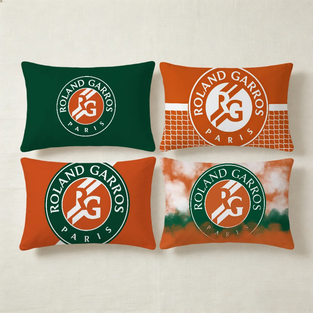 R-roland logo luxury cushion cover G-garros Hit Product Home Sofa living Room Double-sided Soft Decorative Pillow Cover