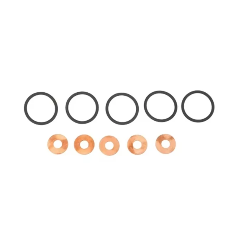 Copper Washer and Rubber O Seal Piece TD5 Service Set, 5 and 5 Pack with ERR6417 ERR7004 References for Selected 1998-2006 TD5