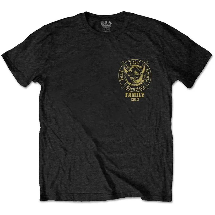 Black Label Society Berzerkers mit Rückdruck, schwarzes T-Shirt