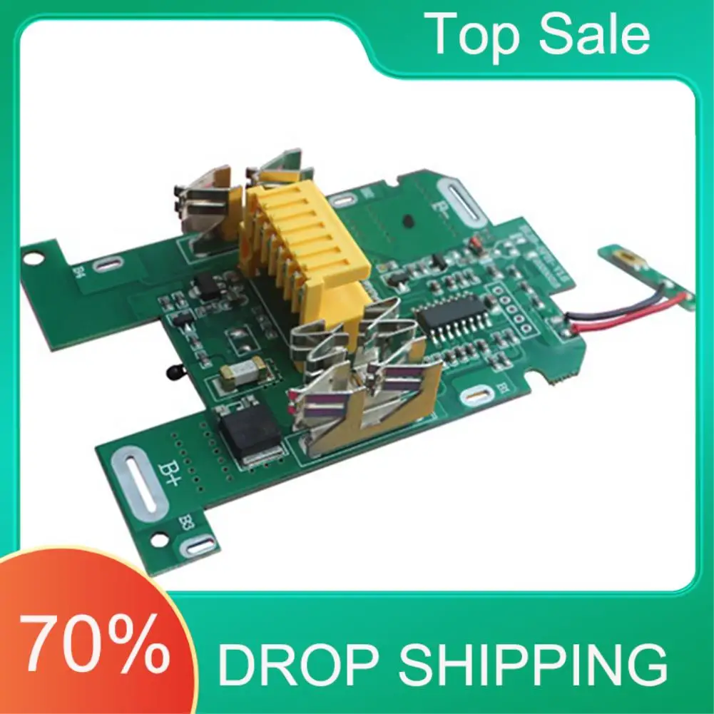 AT03 Top 5Pcs BL1830 Li- Battery BMS PCB Charging Protection Board For  18V Power Tool BL1815 BL1860 LXT400 BL1850 Gree