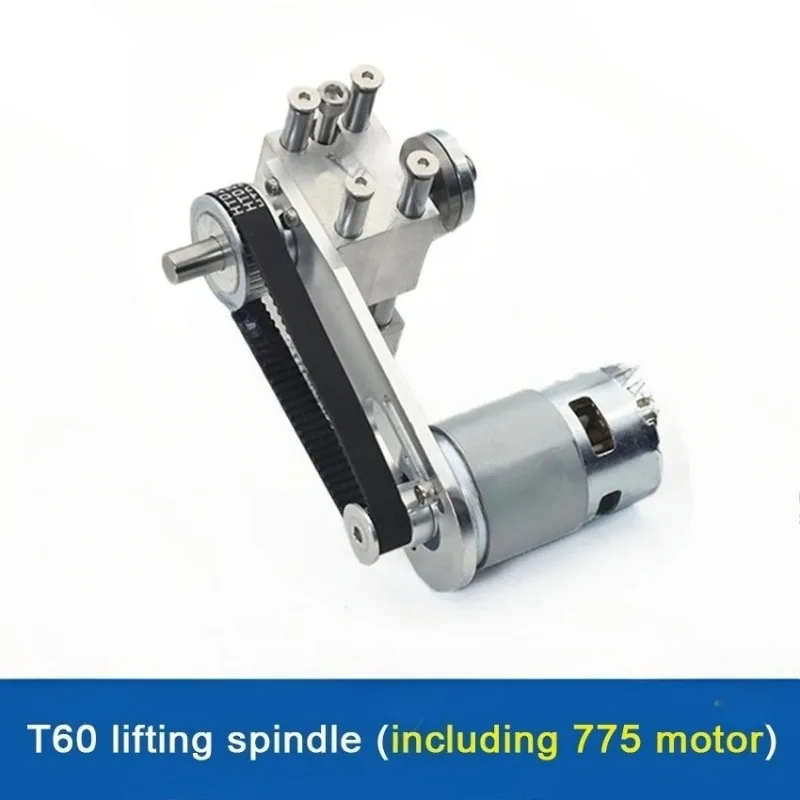 T60 Mini Lifting Table Saw Spindle Bearing Seat, Depth Adjustment Kit Fit DC775 895 Motor For DIY Cutting Saw