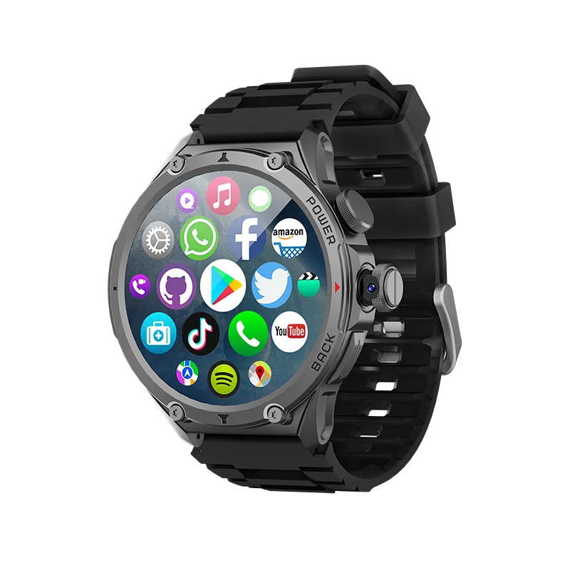 

H12 Android 8.1 OS Smart Watch 4G SIM With 1.508 inch IPS Screen 200W Camera GPS WIFI Heart Rate APP Download Smartwatch Men