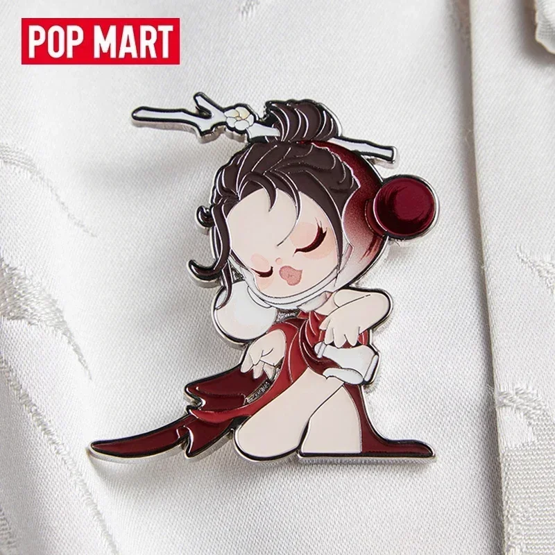 

Popmart Skullpanda The Ink Plum Blossom Series Badge Blind Box Toys Kawaii Anime Action Figure Surprise Mystery Box Dolls Girls