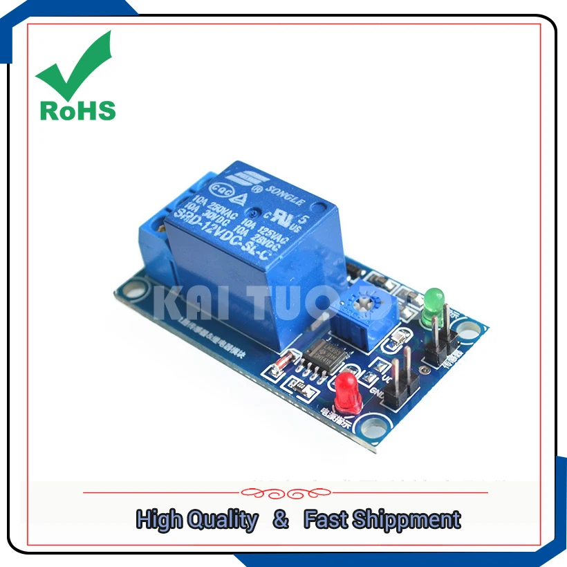 12V Raindrop Controller Module With Relay Leaf Moisture No Water On Switch board