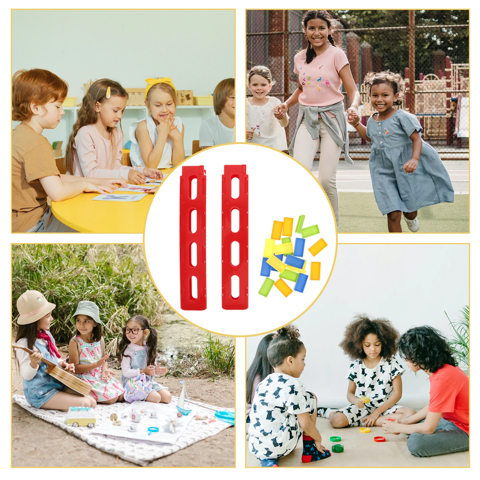 1Sets Domino Train Extension Accessories Automatic Card Slot Kids Domino Loading Plate Small Train Set Mini Dominoes Set