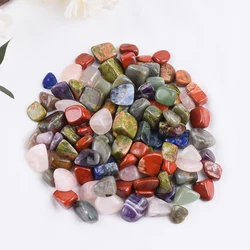 100g High Quality Tumbled Gemstone Irregular Natural Bulk Stone Colourful Crystals Natural  Polished Crystal Home Aquarium Decor