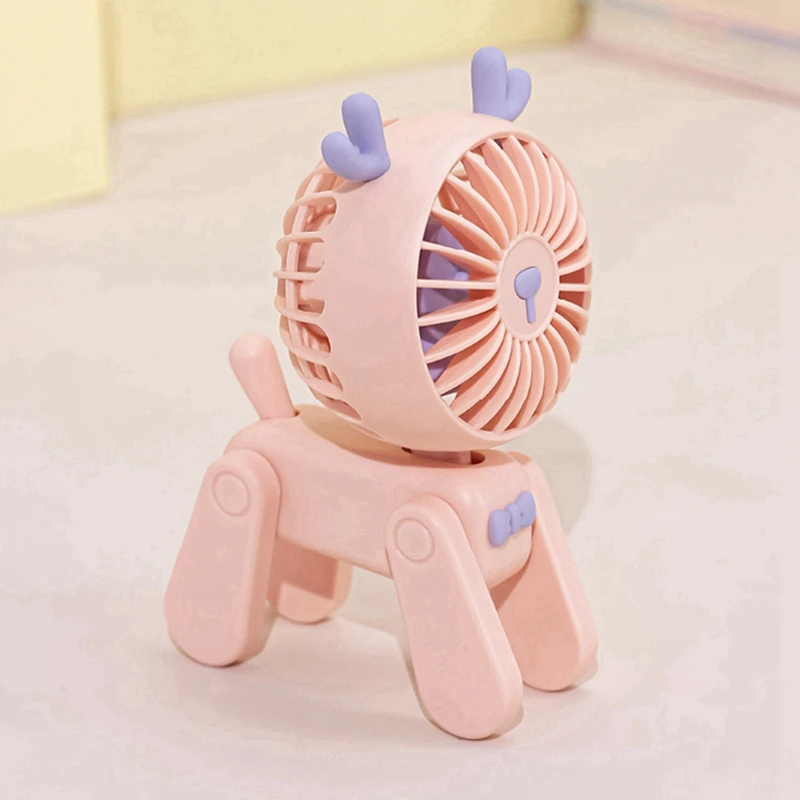 Small Fan Table Fan Stable Standing Desktop Mini Fan Adult Children Outdoor Travel Can Be Used