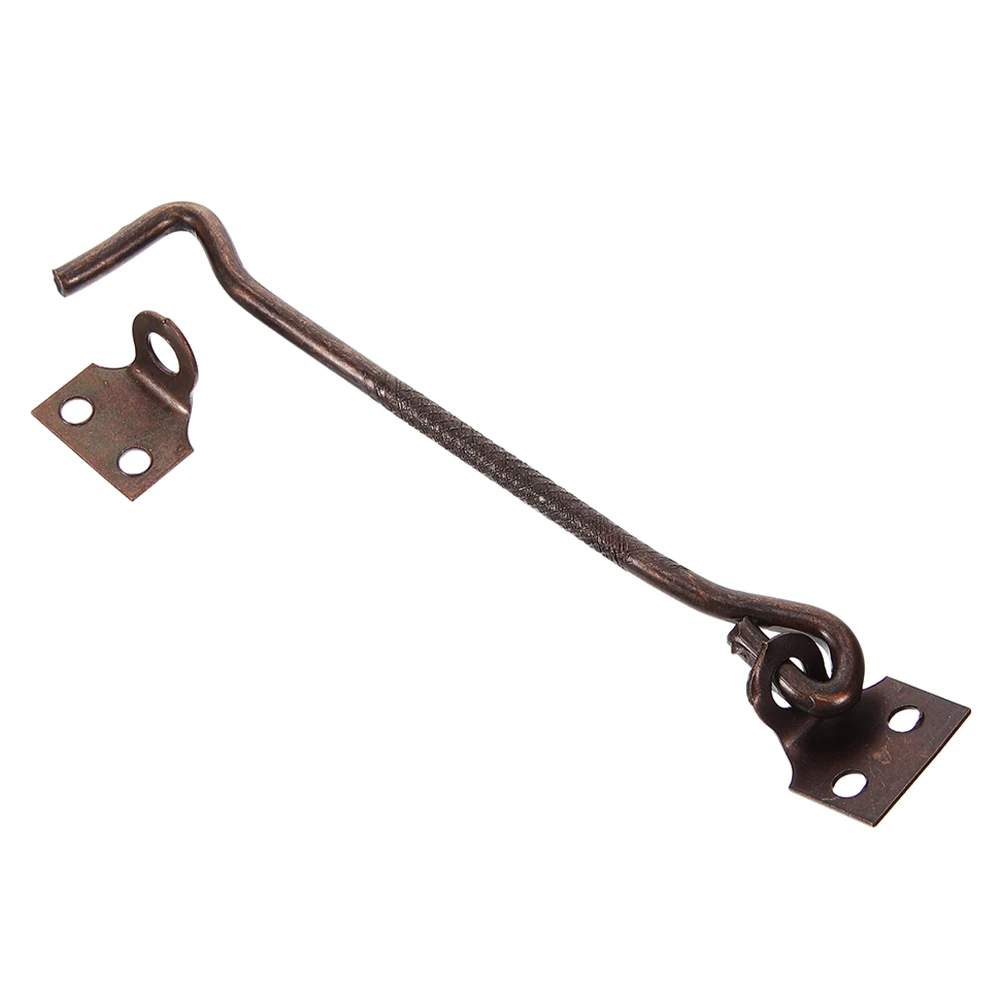 

1 Set Vintage Style For Windows Doors Heavy Duty Metal Eye Hook Lock For Door Barn Garage Latch Security Door
