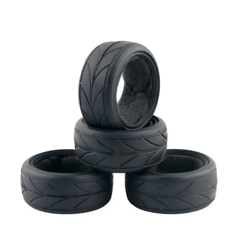 4pcs 1/10 1/12 1/14 1/16 flatbed sports car RV racing tires
