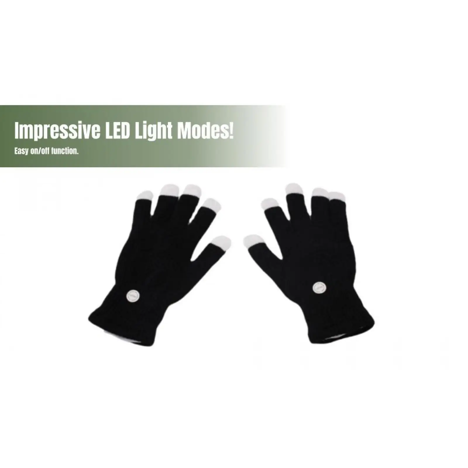 LED Gloves Finger Lighting 7 Colors Colorful Flashing Light Gloves for Game Rave