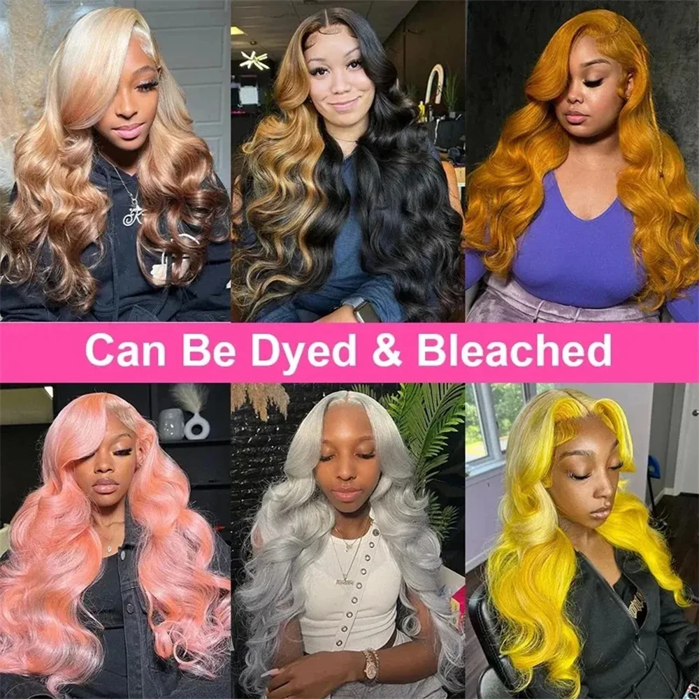 Brazilian 613 Blonde Bundles With Frontal Body Wave 613 13x4 Lace Frontal With 3 Bundles Deals Remy Blonde Human Hair Extensions